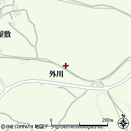 青森県八戸市櫛引（外川）周辺の地図