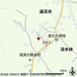 青森県八戸市櫛引通清水40-1周辺の地図
