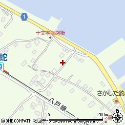 青森県三戸郡階上町道仏浜久保14-27周辺の地図