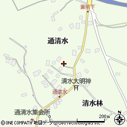 青森県八戸市櫛引通清水31周辺の地図