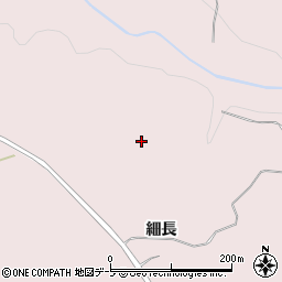 青森県八戸市松館細長周辺の地図