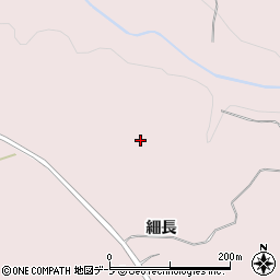 青森県八戸市松館（細長）周辺の地図