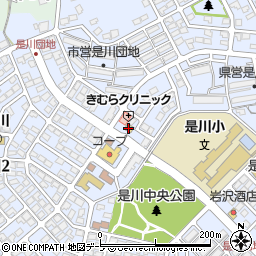 アイセイ薬局　是川店周辺の地図