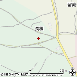 青森県八戸市是川長根周辺の地図