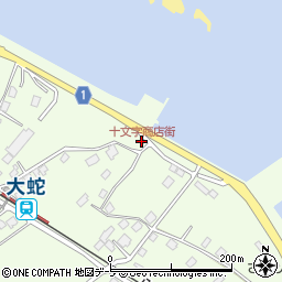 十文字商店街周辺の地図