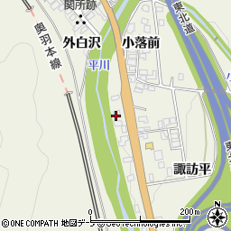 株式会社東酸　碇ケ関出張所周辺の地図