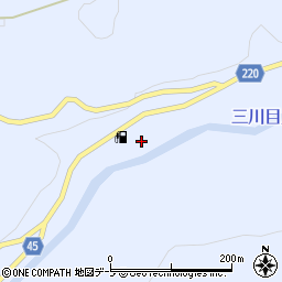青森県三戸郡新郷村戸来沢出口周辺の地図