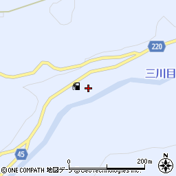 青森県新郷村（三戸郡）戸来（沢出口）周辺の地図