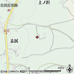 青森県八戸市是川志民周辺の地図
