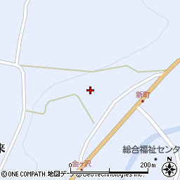 青森県三戸郡新郷村戸来金ケ沢5周辺の地図