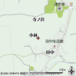 青森県八戸市是川小林周辺の地図