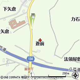 青森県八戸市櫛引（蒼前）周辺の地図