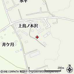 青森県八戸市坂牛（上鳥ノ木沢）周辺の地図