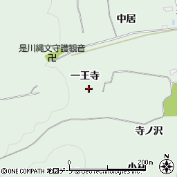 青森県八戸市是川一王寺周辺の地図