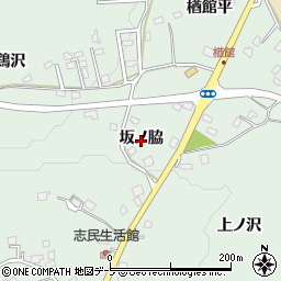 青森県八戸市是川（坂ノ脇）周辺の地図