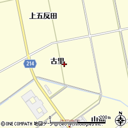 青森県南部町（三戸郡）苫米地（古里）周辺の地図