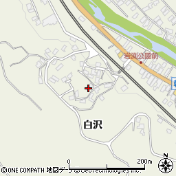 青森県平川市碇ヶ関白沢142周辺の地図