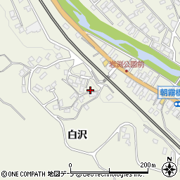 青森県平川市碇ヶ関白沢144周辺の地図