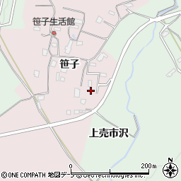 青森県八戸市根城笹子15周辺の地図