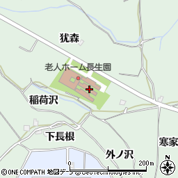 青森県八戸市是川犹森36-3周辺の地図