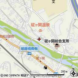 青森県平川市碇ヶ関湯向川添2周辺の地図