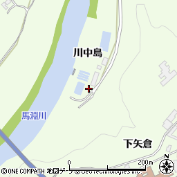 青森県八戸市櫛引川中島周辺の地図