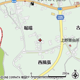 青森県八戸市上野堀端周辺の地図
