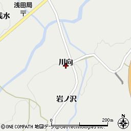 青森県三戸郡五戸町浅水川向19周辺の地図