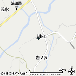 青森県三戸郡五戸町浅水川向24周辺の地図