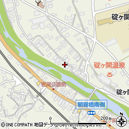青森県平川市碇ヶ関湯向川添14-8周辺の地図