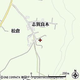 青森県八戸市櫛引志賀良木周辺の地図