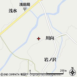 青森県三戸郡五戸町浅水川向25周辺の地図