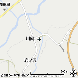 青森県三戸郡五戸町浅水川向12周辺の地図