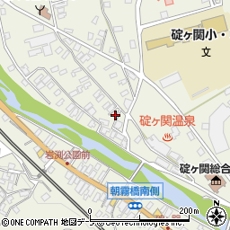 青森県平川市碇ヶ関湯向川添6-3周辺の地図