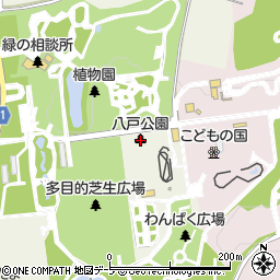 八戸公園周辺の地図