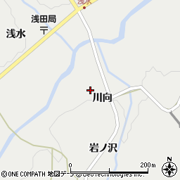 青森県三戸郡五戸町浅水川向23周辺の地図