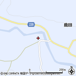 青森県新郷村（三戸郡）戸来（篠谷地）周辺の地図