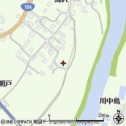 青森県八戸市櫛引烏沢67周辺の地図