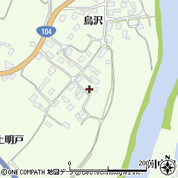 青森県八戸市櫛引烏沢70周辺の地図