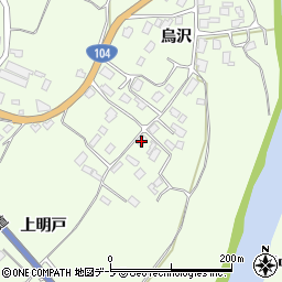 青森県八戸市櫛引烏沢71周辺の地図