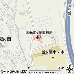 平川市役所　碇ヶ関地域福祉センター周辺の地図