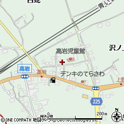 青森県八戸市上野山在家周辺の地図