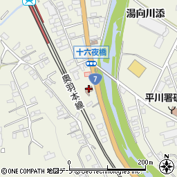 碇ヶ関郵便局周辺の地図