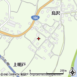 青森県八戸市櫛引烏沢56周辺の地図