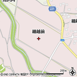 青森県八戸市松館細越前周辺の地図