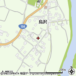 青森県八戸市櫛引烏沢50周辺の地図