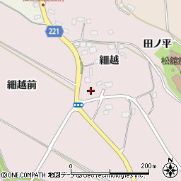 青森県八戸市松館細越15周辺の地図