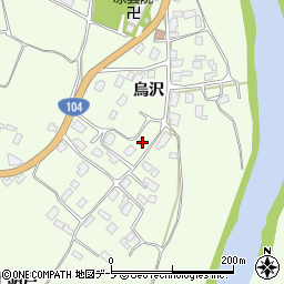 青森県八戸市櫛引烏沢49周辺の地図