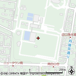 青森県八戸市南白山台周辺の地図