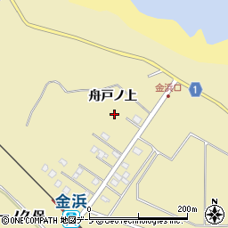 青森県八戸市金浜舟戸ノ上周辺の地図